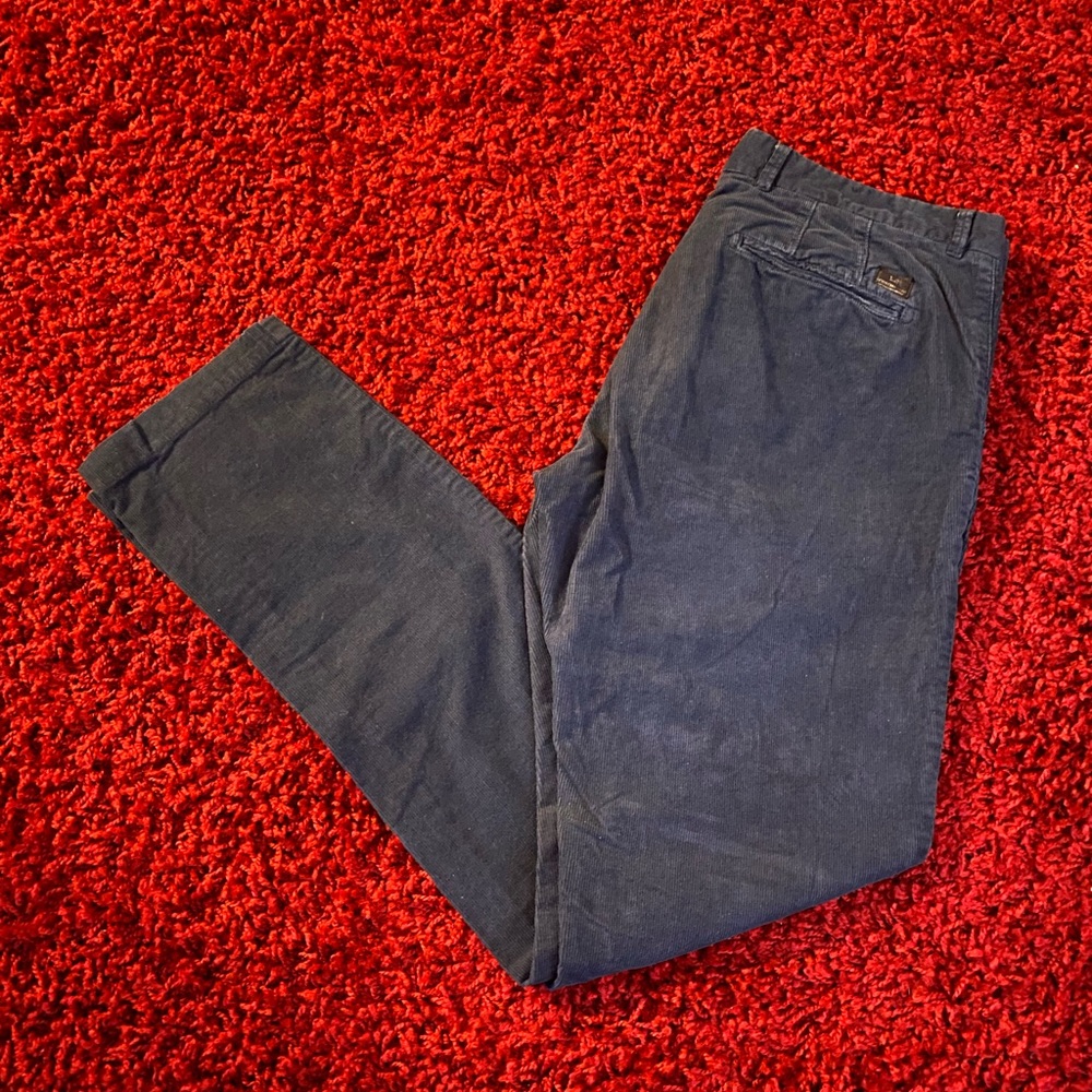 Scotch and soda navy corduroy chinos/jeans/pants